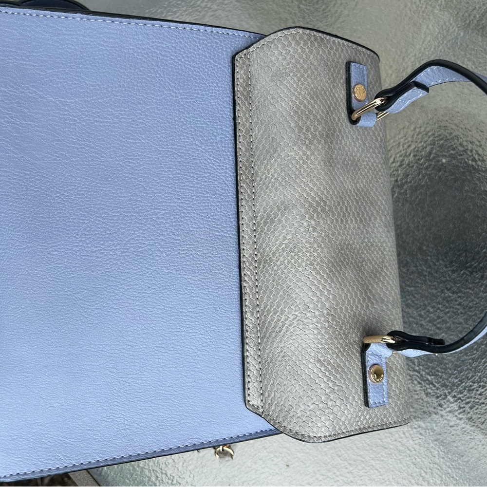 Dune London Gray and Blue Handbag - Picture 8 of 11